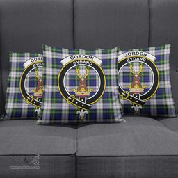 ScotsTee Shop Scottish Gordon Dress Modern Clan Crest Tartan Pillow/ Pillow Cover Tartan Accessories for Home