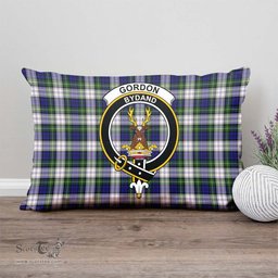 ScotsTee Shop Scottish Gordon Dress Modern Clan Crest Tartan Pillow/ Pillow Cover Tartan Accessories for Home