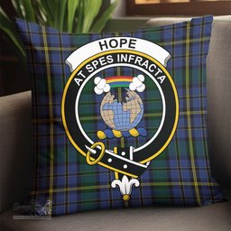 ScotsTee Shop Scottish Hope Clan Originaux Clan Crest Tartan Pillow/ Pillow Cover Tartan Accessories for Home