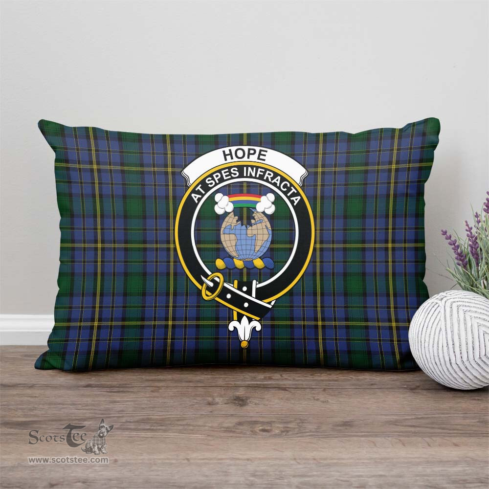 ScotsTee Shop Scottish Hope Clan Originaux Clan Crest Tartan Pillow/ Pillow Cover Tartan Accessories for Home
