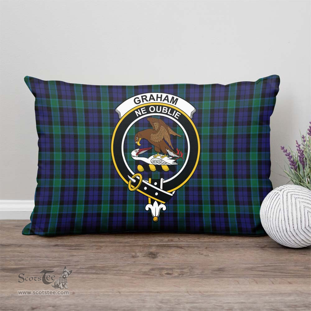 ScotsTee Shop Scottish Graham of Menteith Clan Crest Tartan Pillow/ Pillow Cover Tartan Accessories for Home