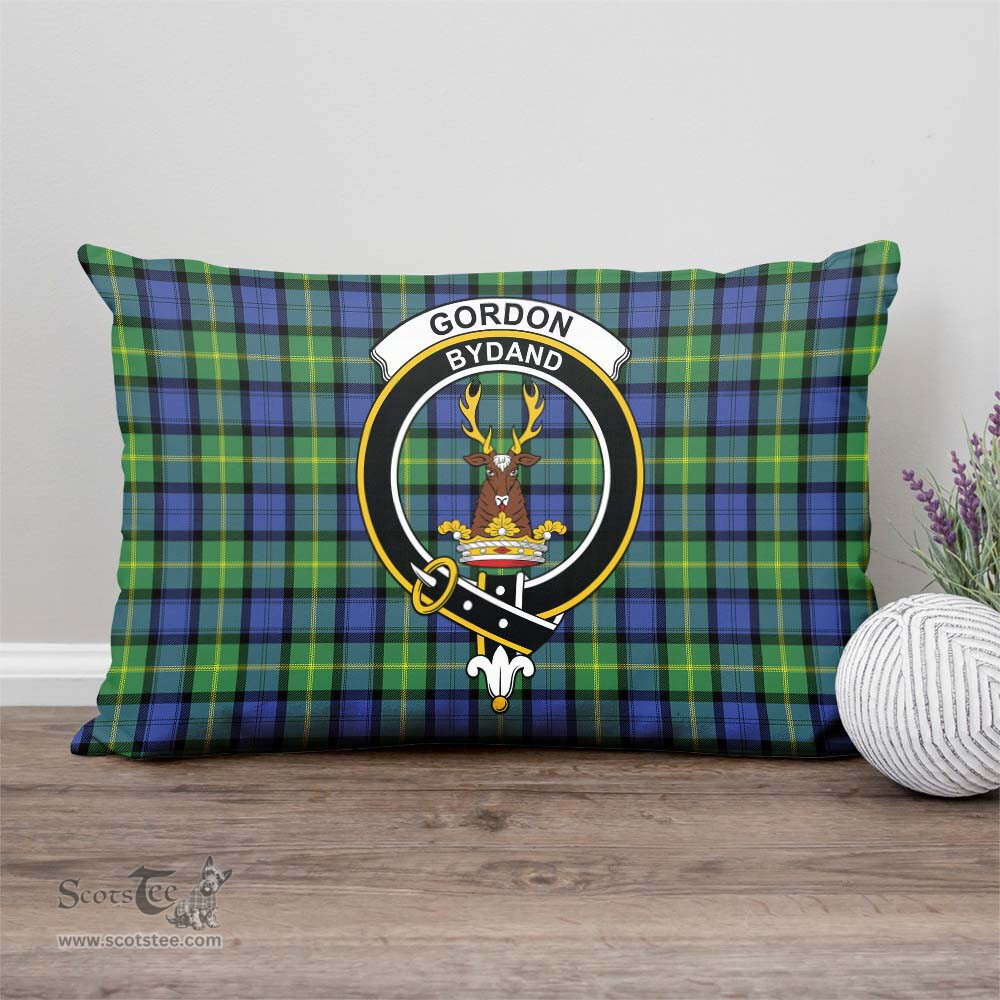 ScotsTee Shop Scottish Gordon Old Ancient Clan Crest Tartan Pillow/ Pillow Cover Tartan Accessories for Home