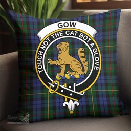 ScotsTee Shop Scottish Gow Hunting Clan Crest Tartan Pillow/ Pillow Cover Tartan Accessories for Home