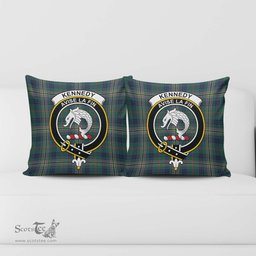 ScotsTee Shop Scottish Kennedy Modern Clan Crest Tartan Pillow/ Pillow Cover Tartan Accessories for Home