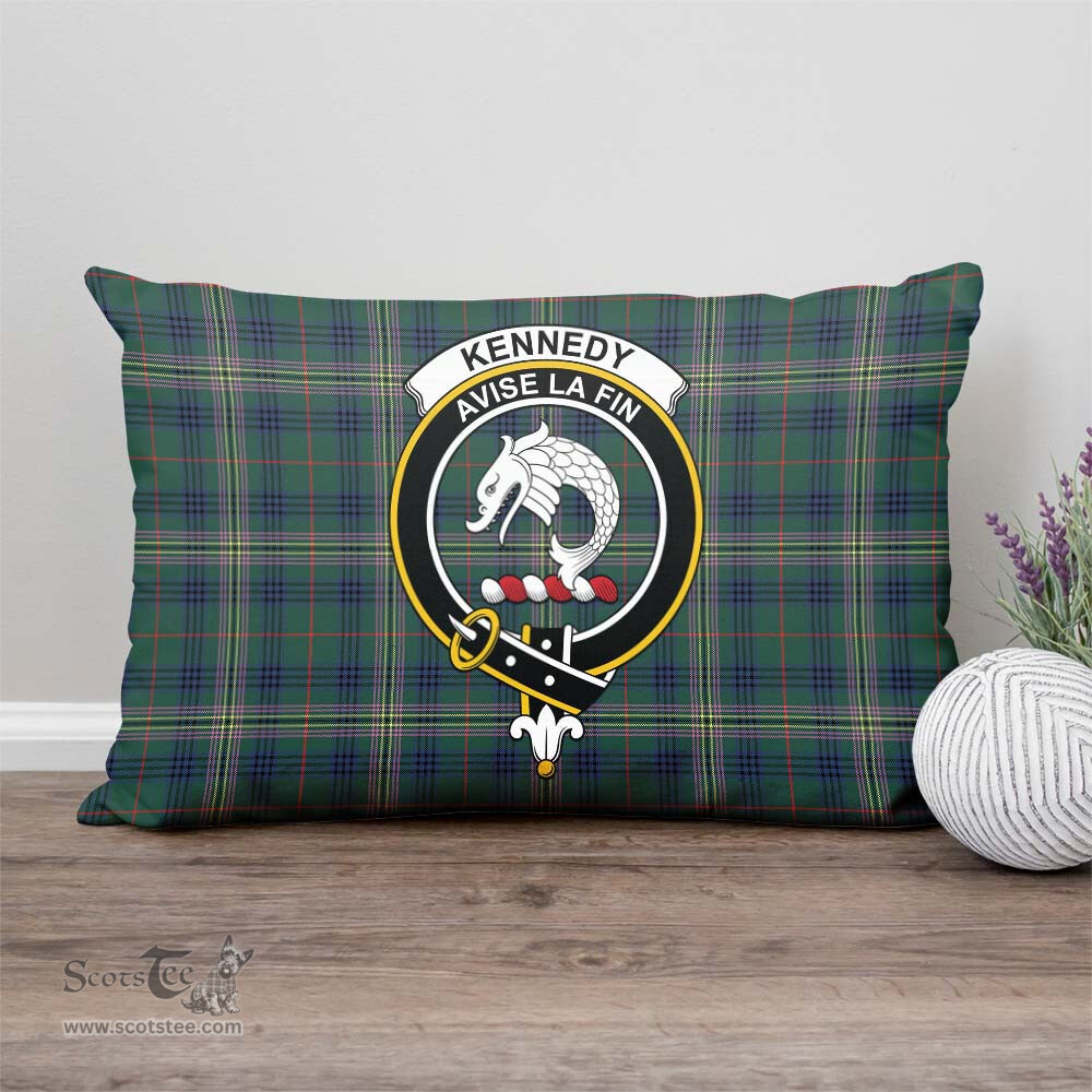ScotsTee Shop Scottish Kennedy Modern Clan Crest Tartan Pillow/ Pillow Cover Tartan Accessories for Home