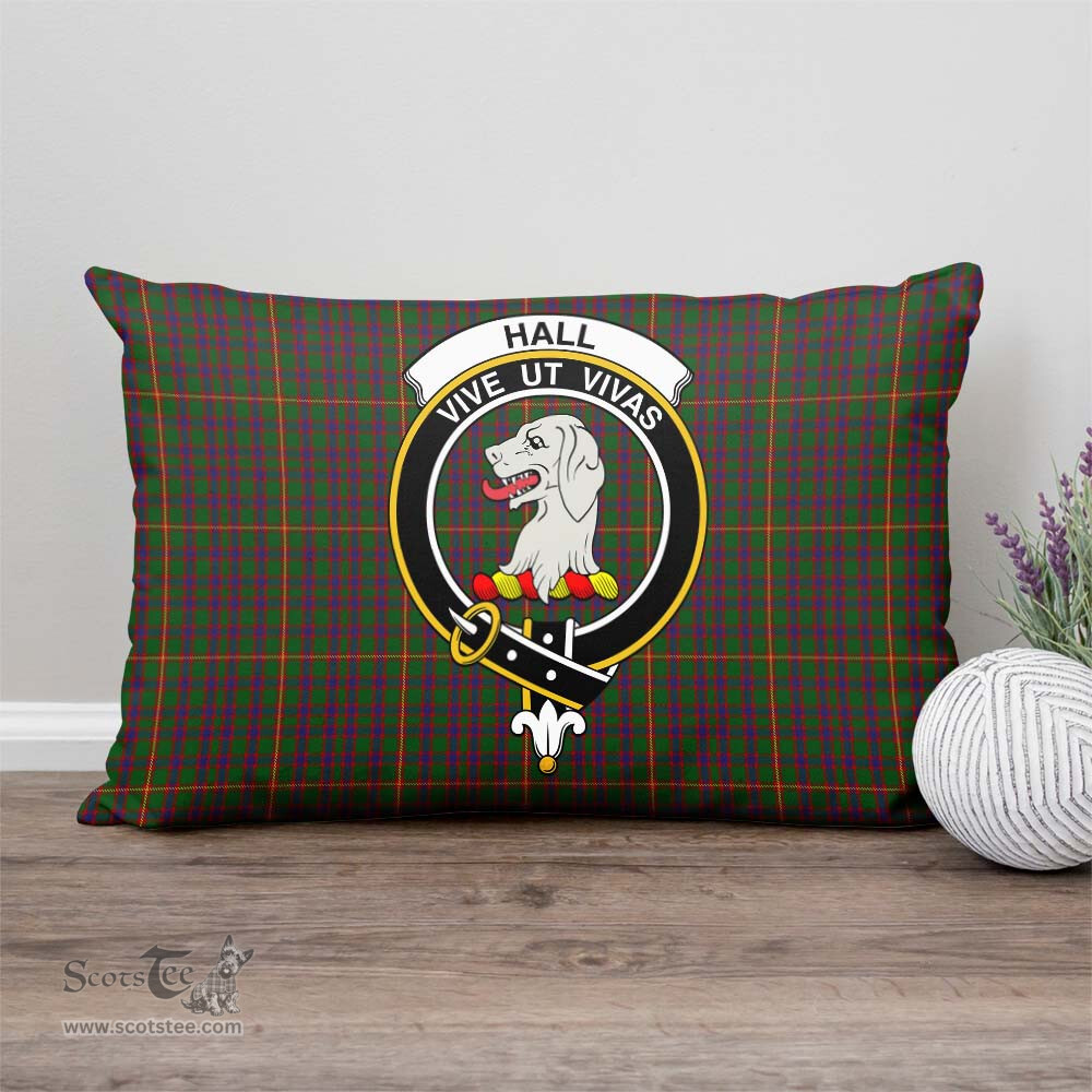 ScotsTee Shop Scottish Hall Clan Crest Tartan Pillow/ Pillow Cover Tartan Accessories for Home