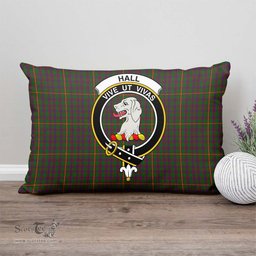 ScotsTee Shop Scottish Hall Clan Crest Tartan Pillow/ Pillow Cover Tartan Accessories for Home