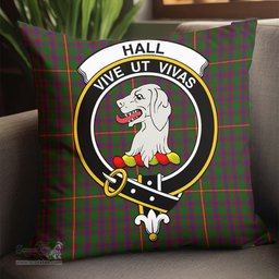 ScotsTee Shop Scottish Hall Clan Crest Tartan Pillow/ Pillow Cover Tartan Accessories for Home
