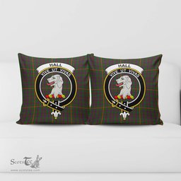 ScotsTee Shop Scottish Hall Clan Crest Tartan Pillow/ Pillow Cover Tartan Accessories for Home