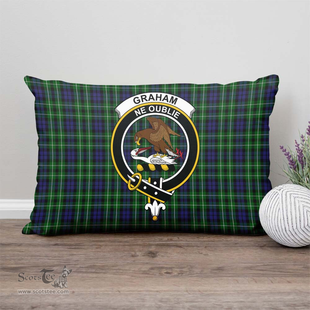 ScotsTee Shop Scottish Graham of Montrose Clan Crest Tartan Pillow/ Pillow Cover Tartan Accessories for Home