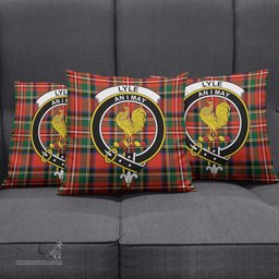 ScotsTee Shop Scottish Lyle Clan Crest Tartan Pillow/ Pillow Cover Tartan Accessories for Home