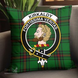 ScotsTee Shop Scottish Kirkaldy Clan Crest Tartan Pillow/ Pillow Cover Tartan Accessories for Home