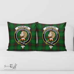 ScotsTee Shop Scottish Kirkaldy Clan Crest Tartan Pillow/ Pillow Cover Tartan Accessories for Home