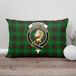 ScotsTee Shop Scottish Kirkaldy Clan Crest Tartan Pillow/ Pillow Cover Tartan Accessories for Home