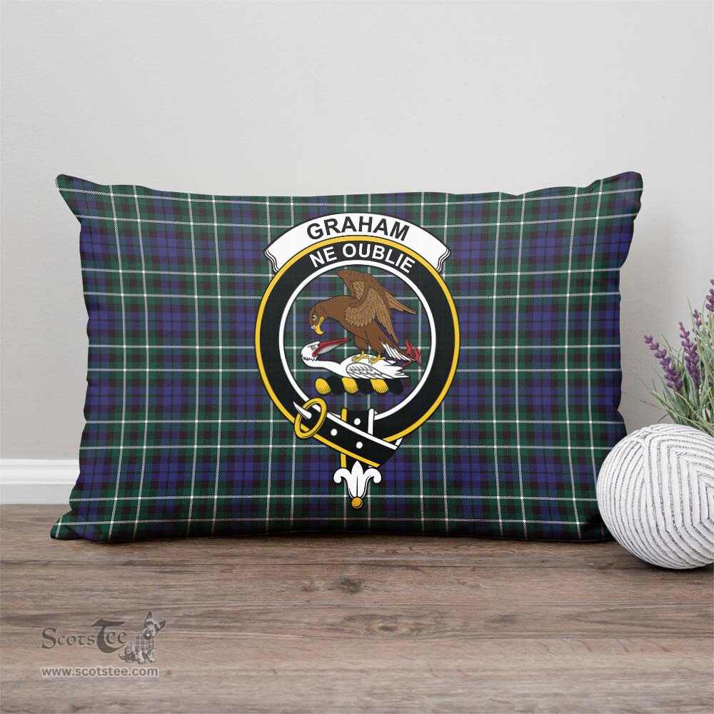 ScotsTee Shop Scottish Graham of Montrose Modern Clan Crest Tartan Pillow/ Pillow Cover Tartan Accessories for Home