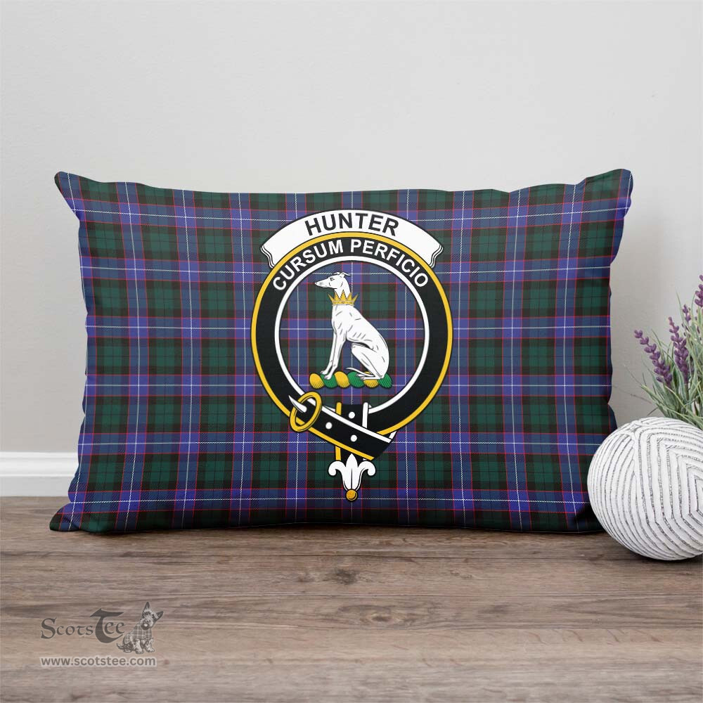 ScotsTee Shop Scottish Hunter Modern Clan Crest Tartan Pillow/ Pillow Cover Tartan Accessories for Home