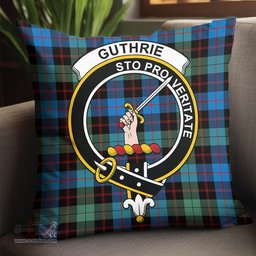 ScotsTee Shop Scottish Guthrie Ancient Clan Crest Tartan Pillow/ Pillow Cover Tartan Accessories for Home