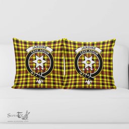 ScotsTee Shop Scottish Jardine Modern Clan Crest Tartan Pillow/ Pillow Cover Tartan Accessories for Home