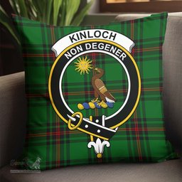 ScotsTee Shop Scottish Kinloch Clan Crest Tartan Pillow/ Pillow Cover Tartan Accessories for Home