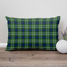 ScotsTee Shop Scottish Haliburton Clan Tartan Pillow/ Pillow Cover Tartan Accessories for Home