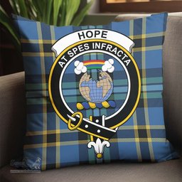 ScotsTee Shop Scottish Hope Ancient Clan Crest Tartan Pillow/ Pillow Cover Tartan Accessories for Home