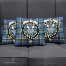 ScotsTee Shop Scottish Hope Ancient Clan Crest Tartan Pillow/ Pillow Cover Tartan Accessories for Home