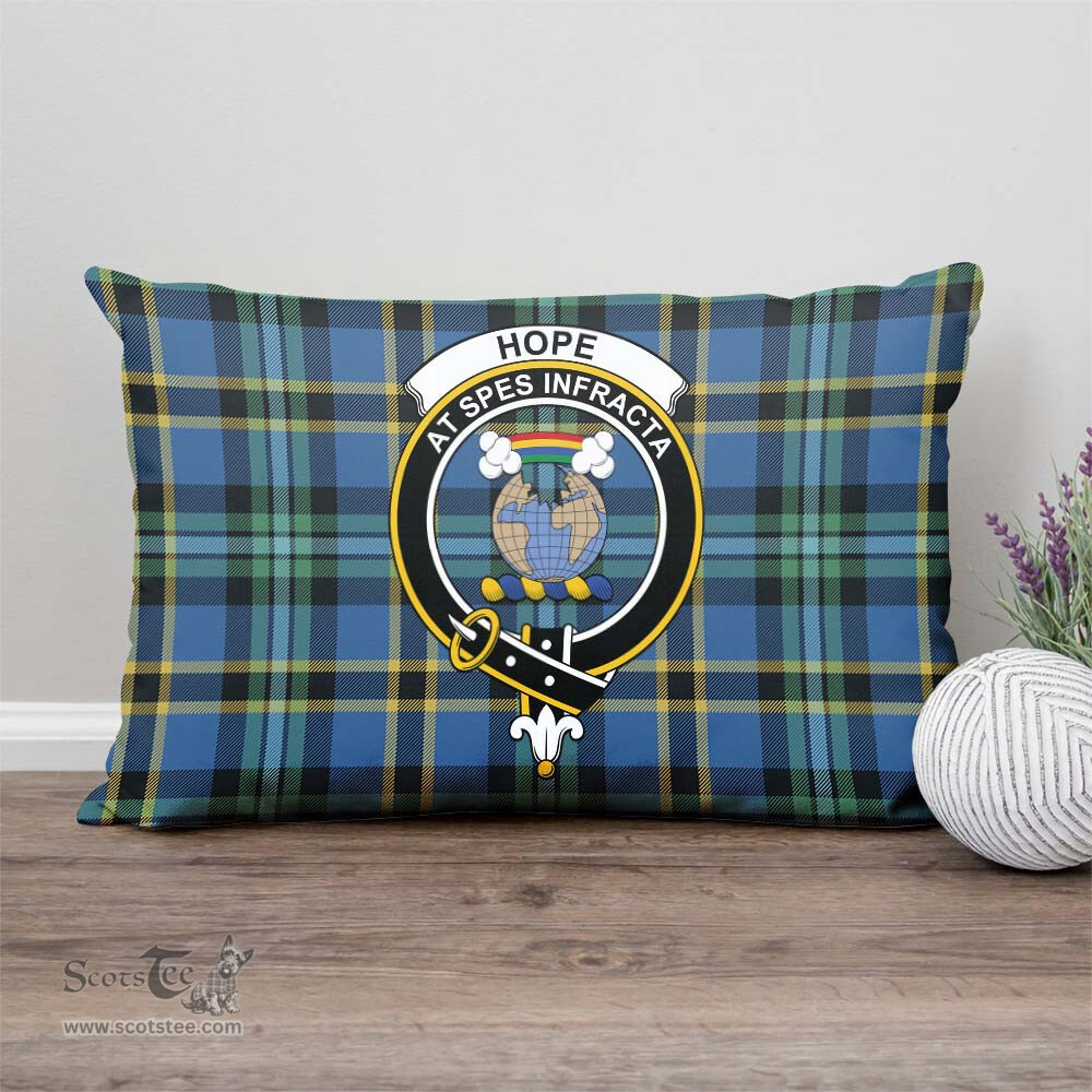 ScotsTee Shop Scottish Hope Ancient Clan Crest Tartan Pillow/ Pillow Cover Tartan Accessories for Home