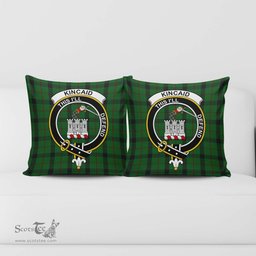 ScotsTee Shop Scottish Kincaid Clan Crest Tartan Pillow/ Pillow Cover Tartan Accessories for Home