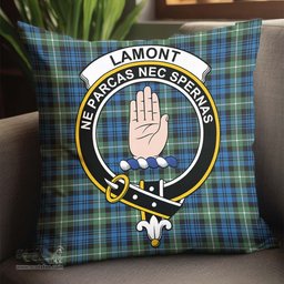 ScotsTee Shop Scottish Lamont Ancient Clan Crest Tartan Pillow/ Pillow Cover Tartan Accessories for Home