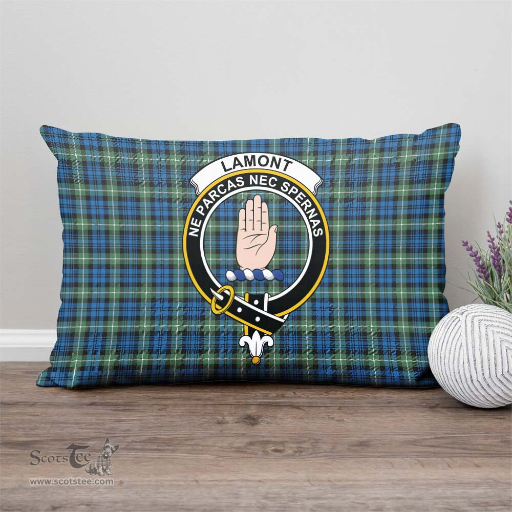 ScotsTee Shop Scottish Lamont Ancient Clan Crest Tartan Pillow/ Pillow Cover Tartan Accessories for Home