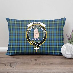 ScotsTee Shop Scottish Lamont Ancient Clan Crest Tartan Pillow/ Pillow Cover Tartan Accessories for Home