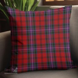 ScotsTee Shop Scottish Kelly of Sleat Red Clan Tartan Pillow/ Pillow Cover Tartan Accessories for Home