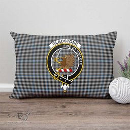 ScotsTee Shop Scottish Gladstone Clan Crest Tartan Pillow/ Pillow Cover Tartan Accessories for Home