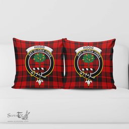 ScotsTee Shop Scottish Hogg Clan Crest Tartan Pillow/ Pillow Cover Tartan Accessories for Home