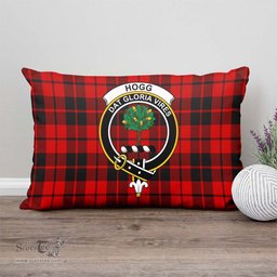 ScotsTee Shop Scottish Hogg Clan Crest Tartan Pillow/ Pillow Cover Tartan Accessories for Home