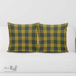 ScotsTee Shop Scottish Fraser Yellow Clan Tartan Pillow/ Pillow Cover Tartan Accessories for Home