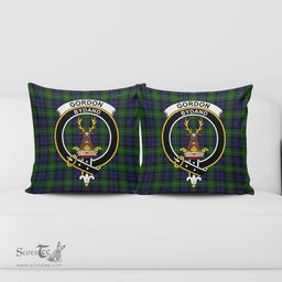 ScotsTee Shop Scottish Gordon Clan Crest Tartan Pillow/ Pillow Cover Tartan Accessories for Home
