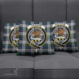 ScotsTee Shop Scottish Graham Dress Clan Crest Tartan Pillow/ Pillow Cover Tartan Accessories for Home