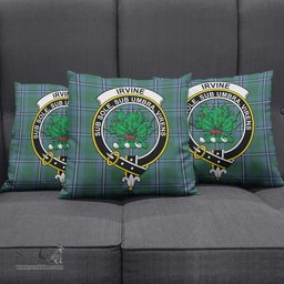 ScotsTee Shop Scottish Irvine of Drum Clan Crest Tartan Pillow/ Pillow Cover Tartan Accessories for Home