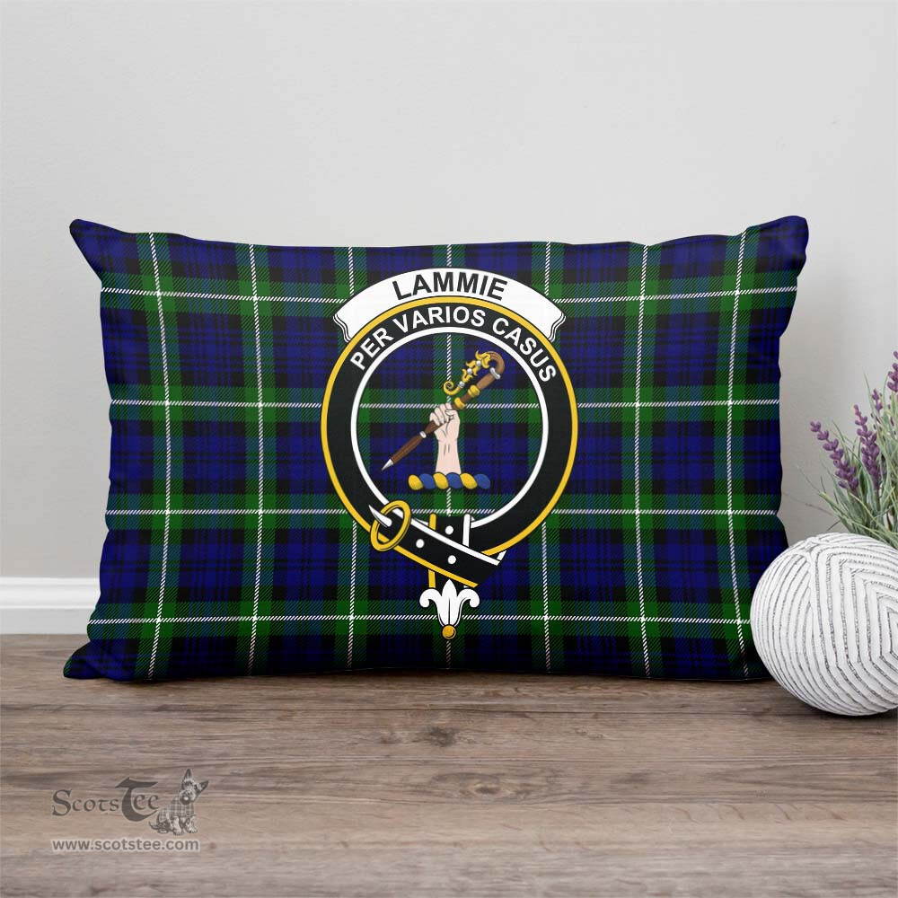 ScotsTee Shop Scottish Lammie Clan Crest Tartan Pillow/ Pillow Cover Tartan Accessories for Home