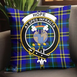 ScotsTee Shop Scottish Hope Modern Clan Crest Tartan Pillow/ Pillow Cover Tartan Accessories for Home