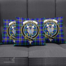 ScotsTee Shop Scottish Hope Modern Clan Crest Tartan Pillow/ Pillow Cover Tartan Accessories for Home