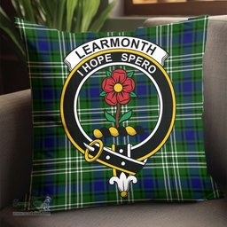 ScotsTee Shop Scottish Learmonth Clan Crest Tartan Pillow/ Pillow Cover Tartan Accessories for Home