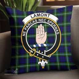 ScotsTee Shop Scottish Lamont Modern Clan Crest Tartan Pillow/ Pillow Cover Tartan Accessories for Home