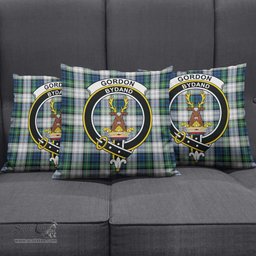 ScotsTee Shop Scottish Gordon Dress Ancient Clan Crest Tartan Pillow/ Pillow Cover Tartan Accessories for Home
