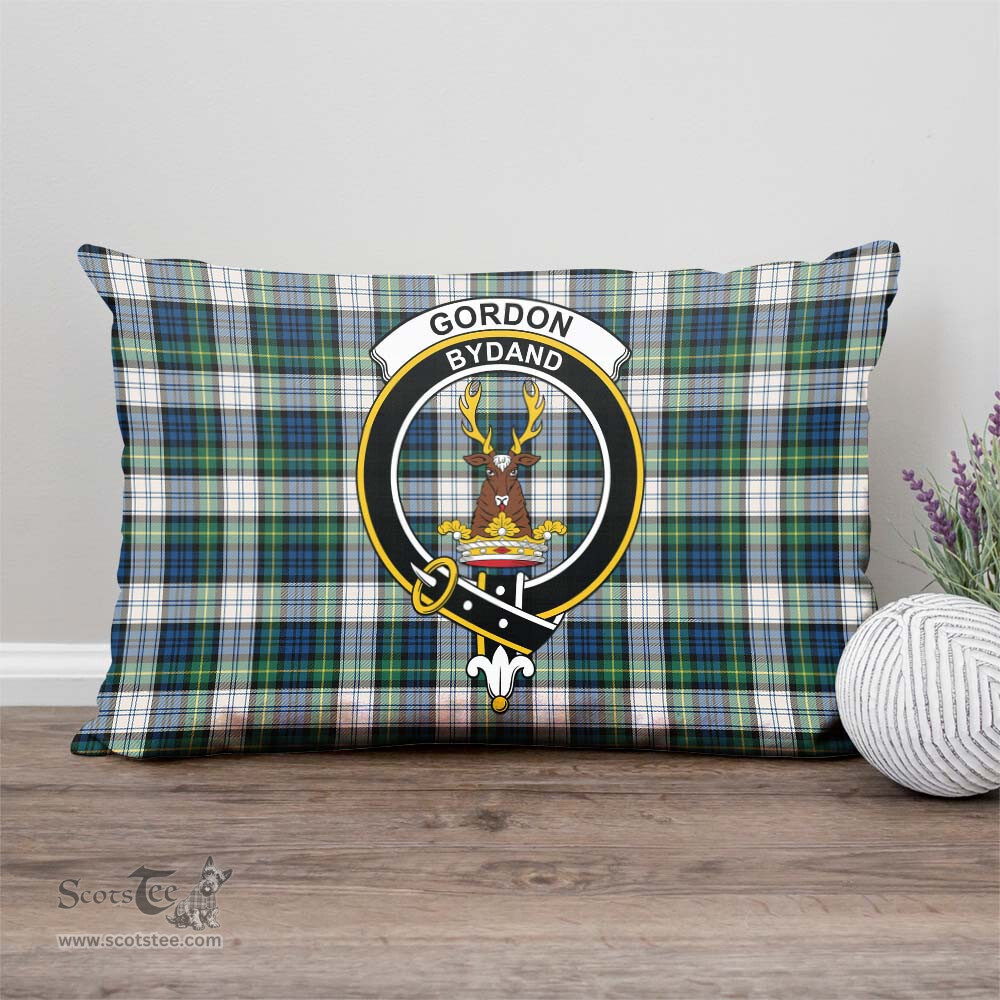 ScotsTee Shop Scottish Gordon Dress Ancient Clan Crest Tartan Pillow/ Pillow Cover Tartan Accessories for Home