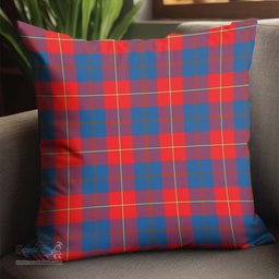 ScotsTee Shop Scottish Galloway Red Clan Tartan Pillow/ Pillow Cover Tartan Accessories for Home