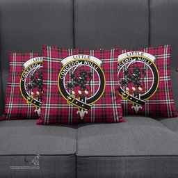 ScotsTee Shop Scottish Little Clan Crest Tartan Pillow/ Pillow Cover Tartan Accessories for Home