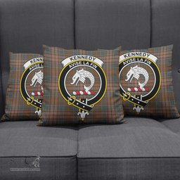 ScotsTee Shop Scottish Kennedy Weathered Clan Crest Tartan Pillow/ Pillow Cover Tartan Accessories for Home