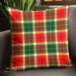 ScotsTee Shop Scottish Gibsone (Gibson-Gibbs) Clan Tartan Pillow/ Pillow Cover Tartan Accessories for Home